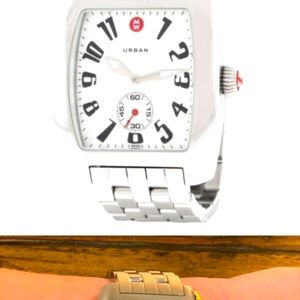 Michele urban large unisex  stainless steal watch